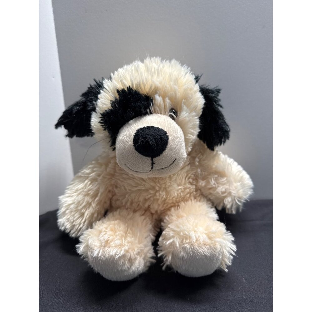 DanDee Dan Dee Soft & Cuddly Plush Dog Toy 12" Beige & Black Floppy Ears Stuffed